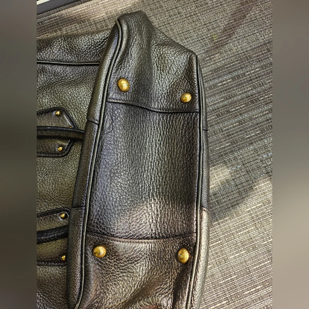 EUC Prada Metallic Gold leather Tote - Picture 11 of 17